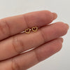 Topos Corazon Silueta Oro amarillo 18k 0,6 Gr / 5,1 mm