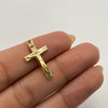 Dije Cruz cristo Oro amarillo 18k 1,6 Gr / 13,5 mm / 2,3 Cm