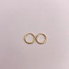 Candonga imperdible Oro amarillo 18k 0,35 Gr / 0,8 Cm