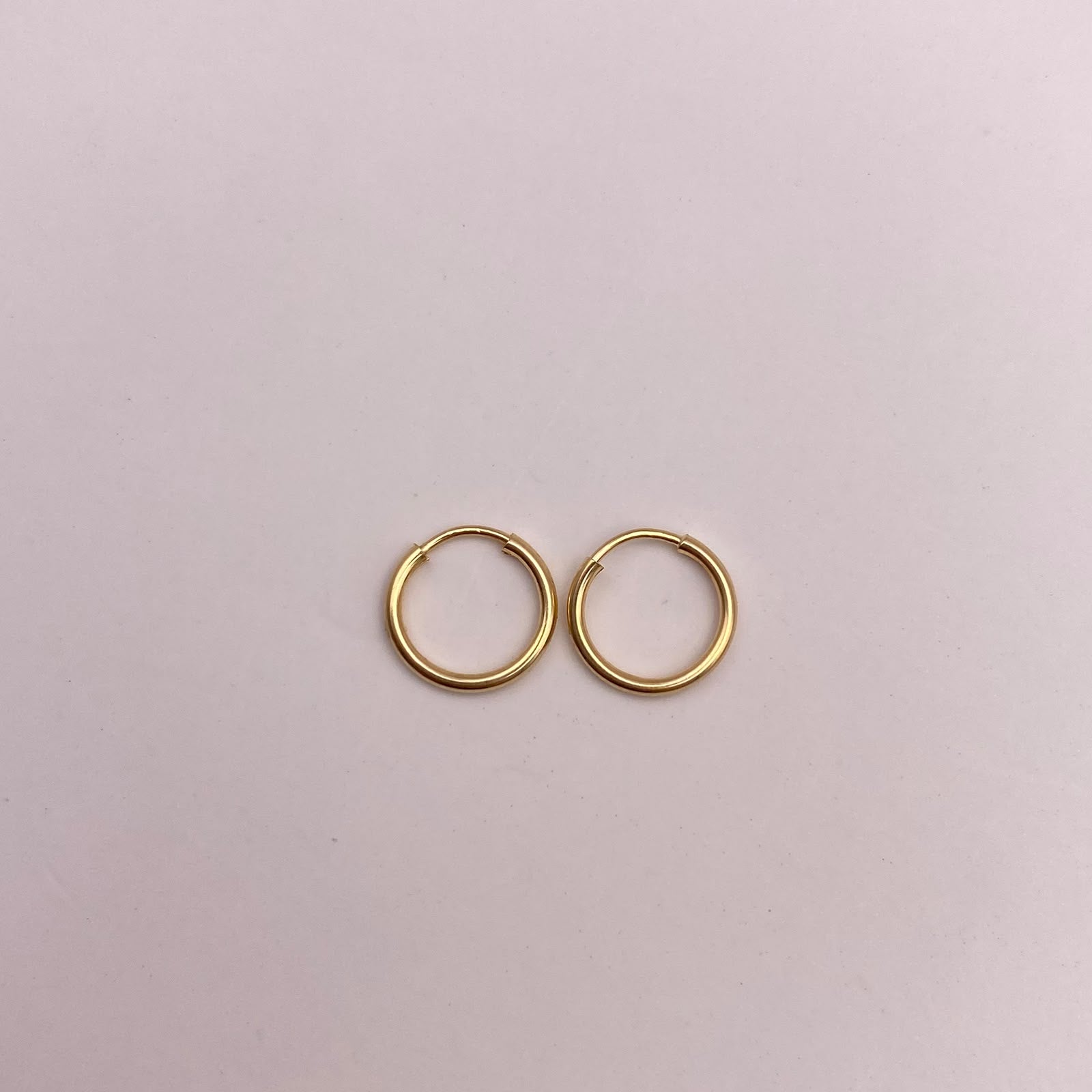 Candonga imperdible Oro amarillo 18k 0,35 Gr / 0,8 Cm