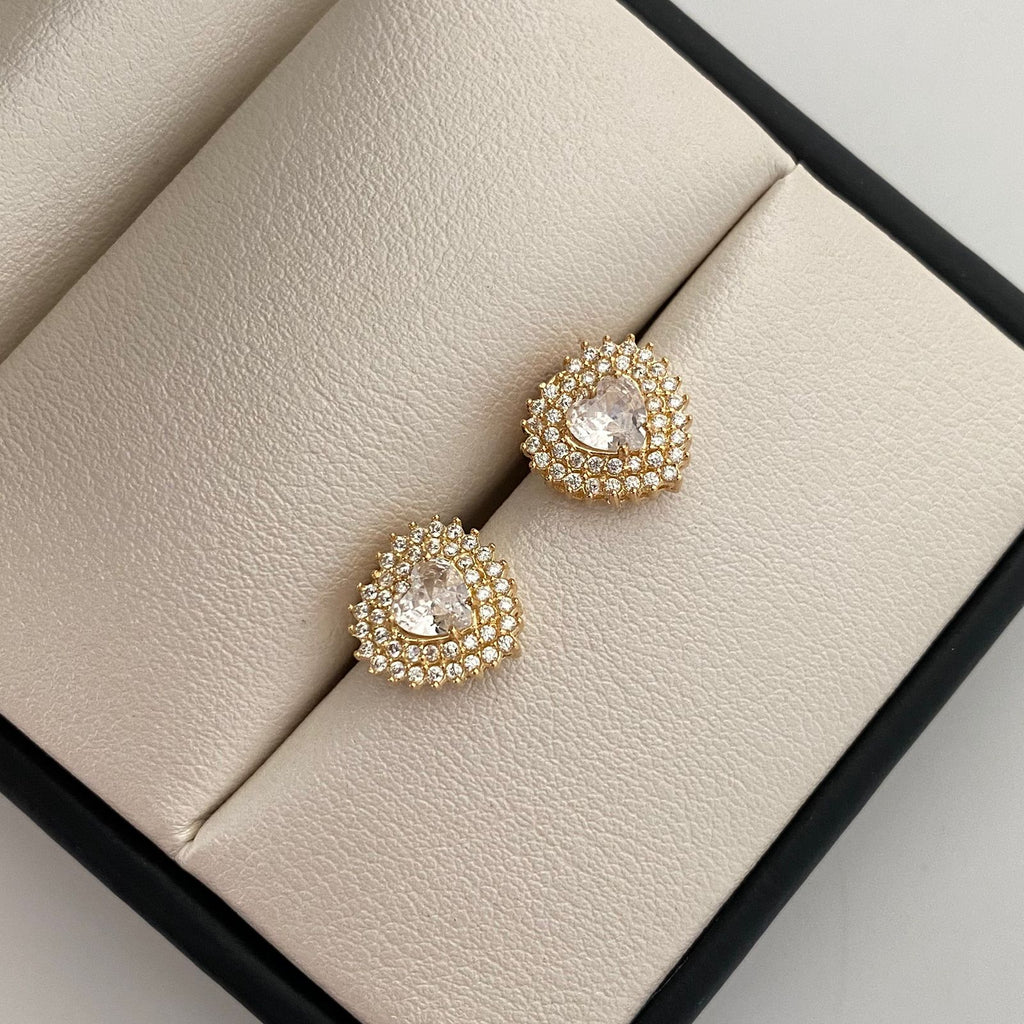 Topos Corazon Casting Blanco Oro amarillo 18k 2,9 Gr / 11,7 mm