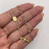 Rosario It Virgen Milagrosa Oro amarillo 18k 2,7 Gr / 1,8 mm / 50 Cm