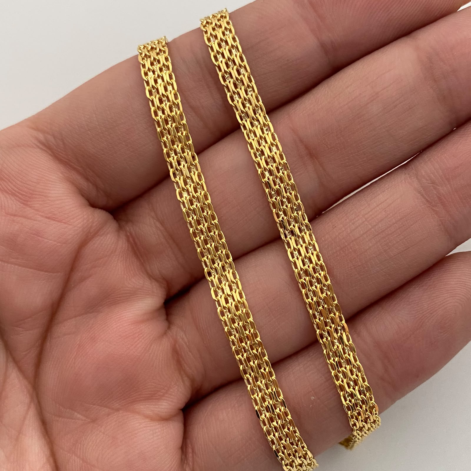 Cadena It China Oro amarillo 18k +1 / 7,3 Gr / 4,5 mm / 60 Cm