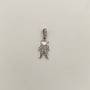 Dije It niño Oro blanco casting +1 / 1 Gr / 8 mm / 2 Cm
