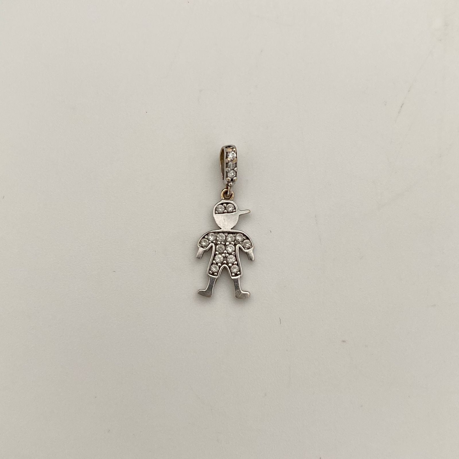 Dije It niño Oro blanco casting +1 / 1 Gr / 8 mm / 2 Cm