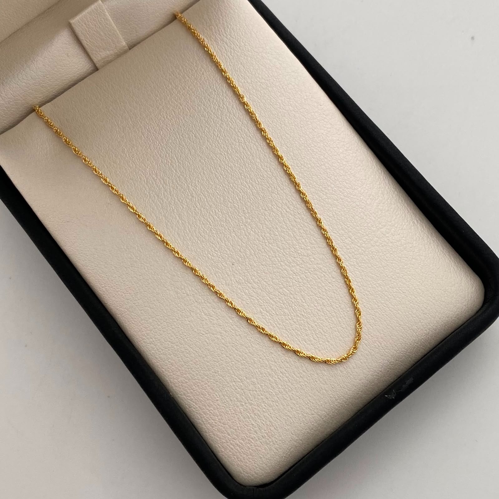 Cadena It Mini Lazo Oro amarillo 18k +1 / 0,95 Gr / 1,2 mm / 50 Cm