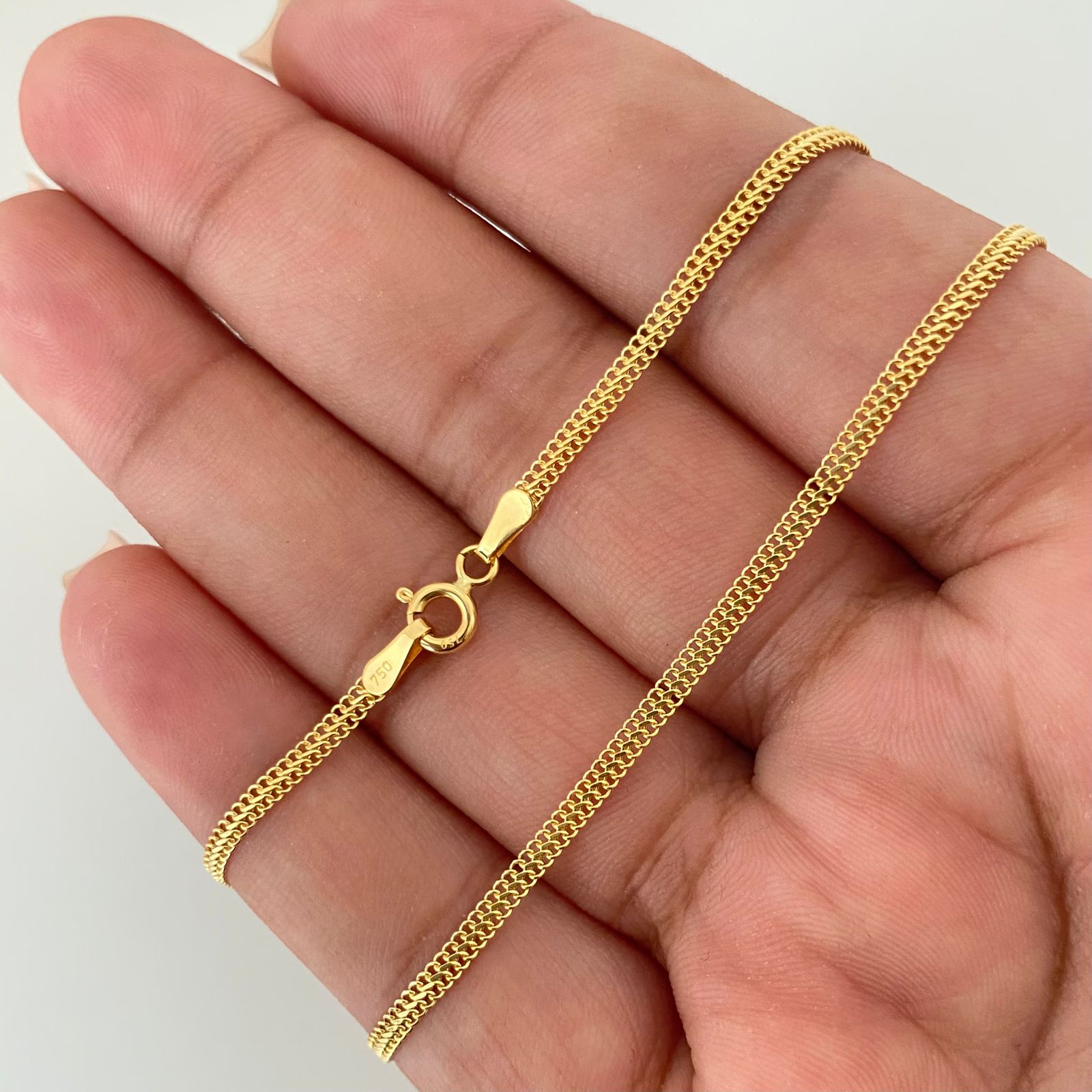 Cadena It mini sedusa Oro amarillo 18k +1 / 2,3 Gr / 2,25 mm / 45 Cm