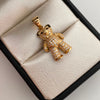 Dije Oso Articulado Moño Casting Oro amarillo 18k 4,45 Gr / 13,1 mm / 2,8 Cm