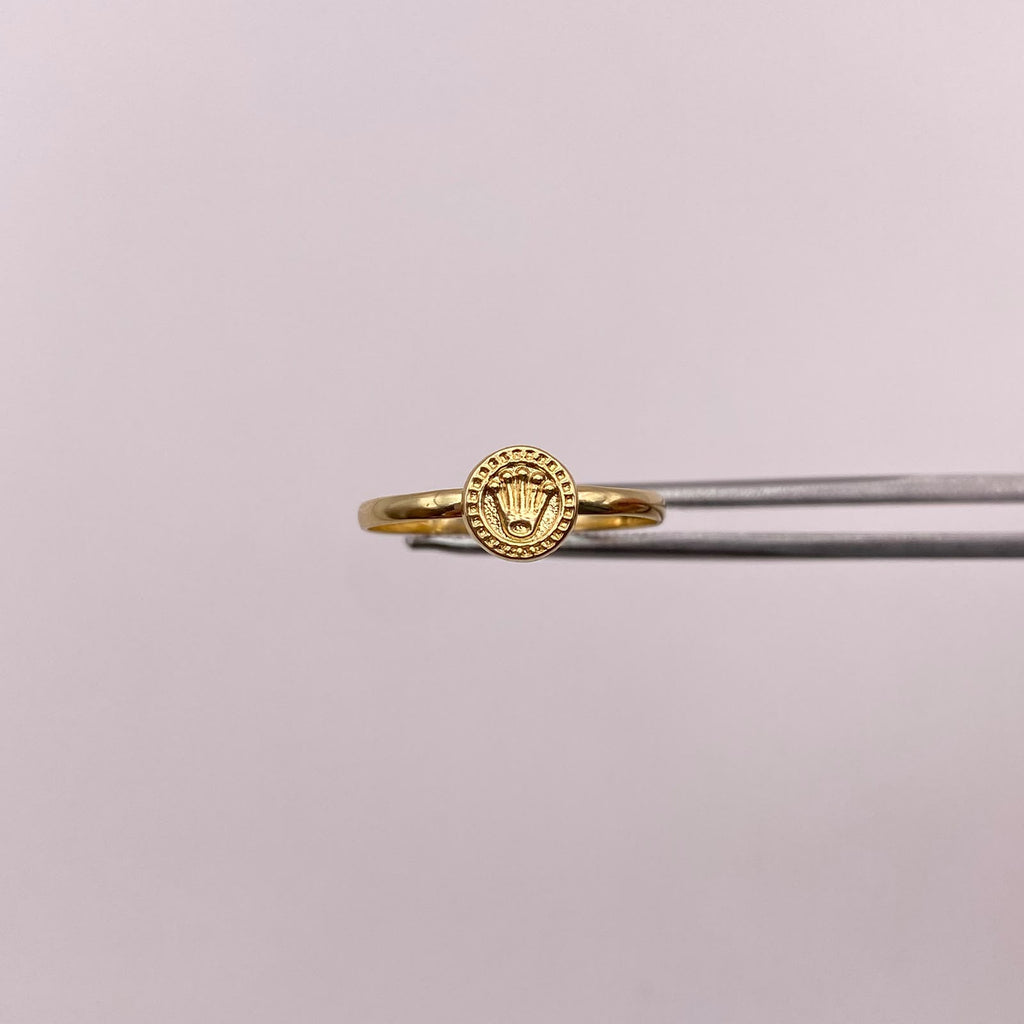 Anillo rx Oro amarillo 18k / Talla 5 1/2 / 0,65 Gr / 1,51 mm