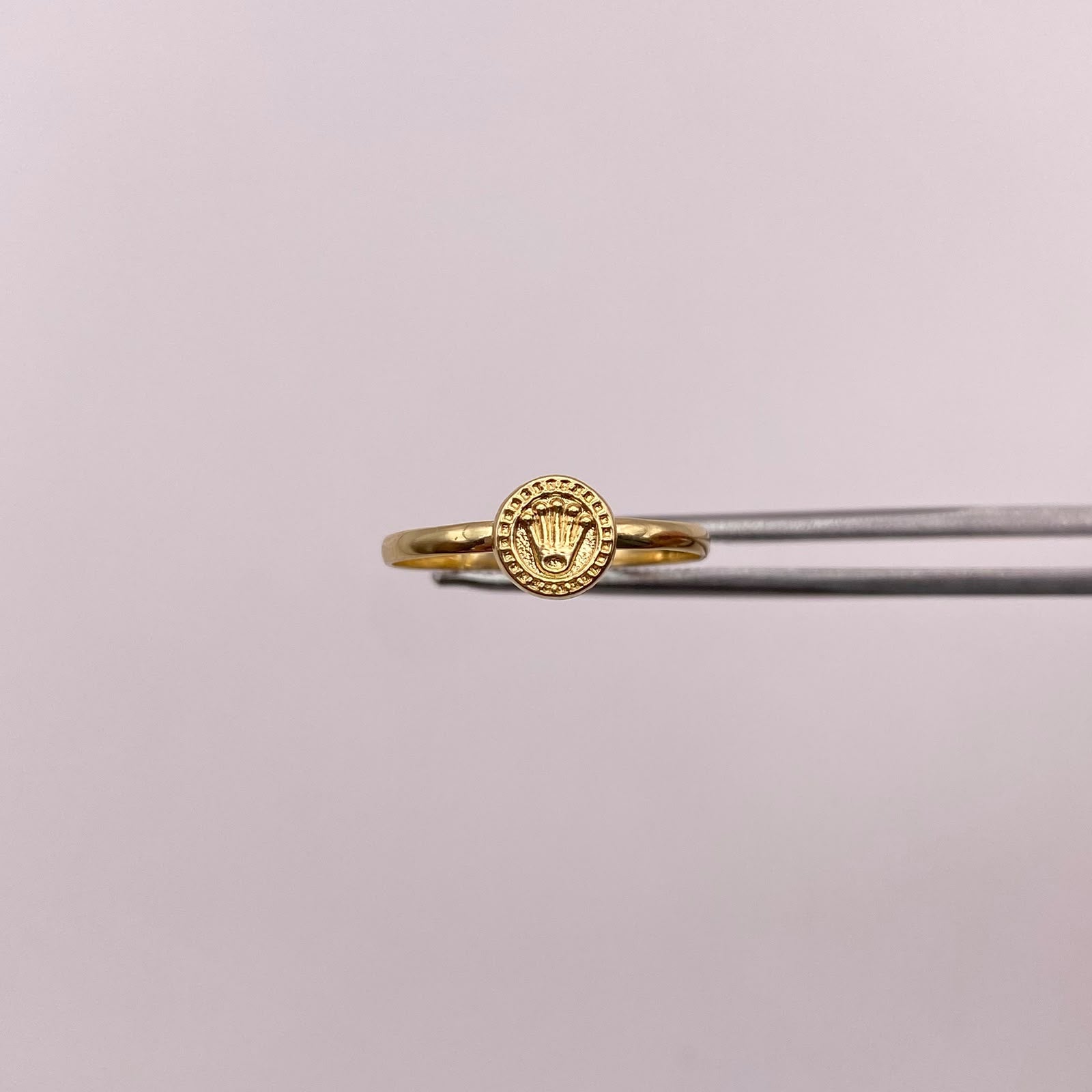 Anillo rx Oro amarillo 18k / Talla 7 3/4 / 0,8 Gr / 1,65 mm
