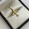Dije Avion Oro amarillo 18k 1,35 Gr / 13,3 mm / 2,5 Cm