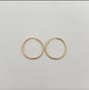 Candonga Imperdible Oro amarillo 18k 1 Gr / 2 Cm