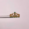 Anillo 15 Casting verde Oro amarillo 18k / Talla 7 / 2,45 Gr