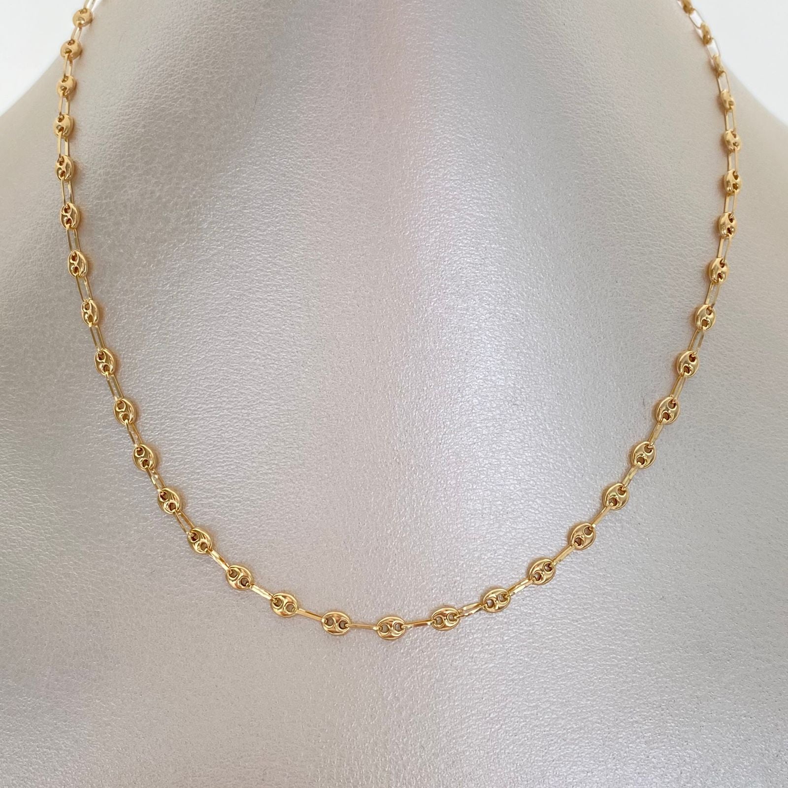 Cadena Gc Liso Oro amarillo 18k 6,30 Gr / 3,3 mm / 60 Cm Broche 0,60