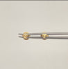 Topos Mini Corazon Diamantado Oro amarillo 18k 0,4 Gr / 3,4 mm