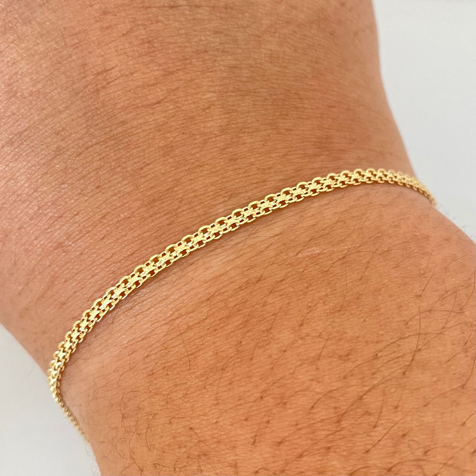 Pulso It chino Oro amarillo 18k +1 / 2,1 Gr / 2,2 mm / 19 Cm