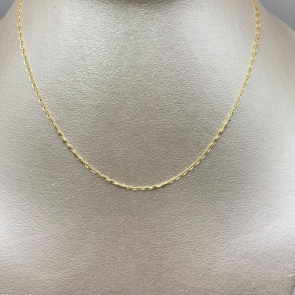 Cadena It escalera Oro amarillo 18k 1,45 Gr / 1 mm / 50 Cm