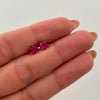 Topos Circon Fucsia Oro amarillo 18k 0,75 Gr / 5,2 mm