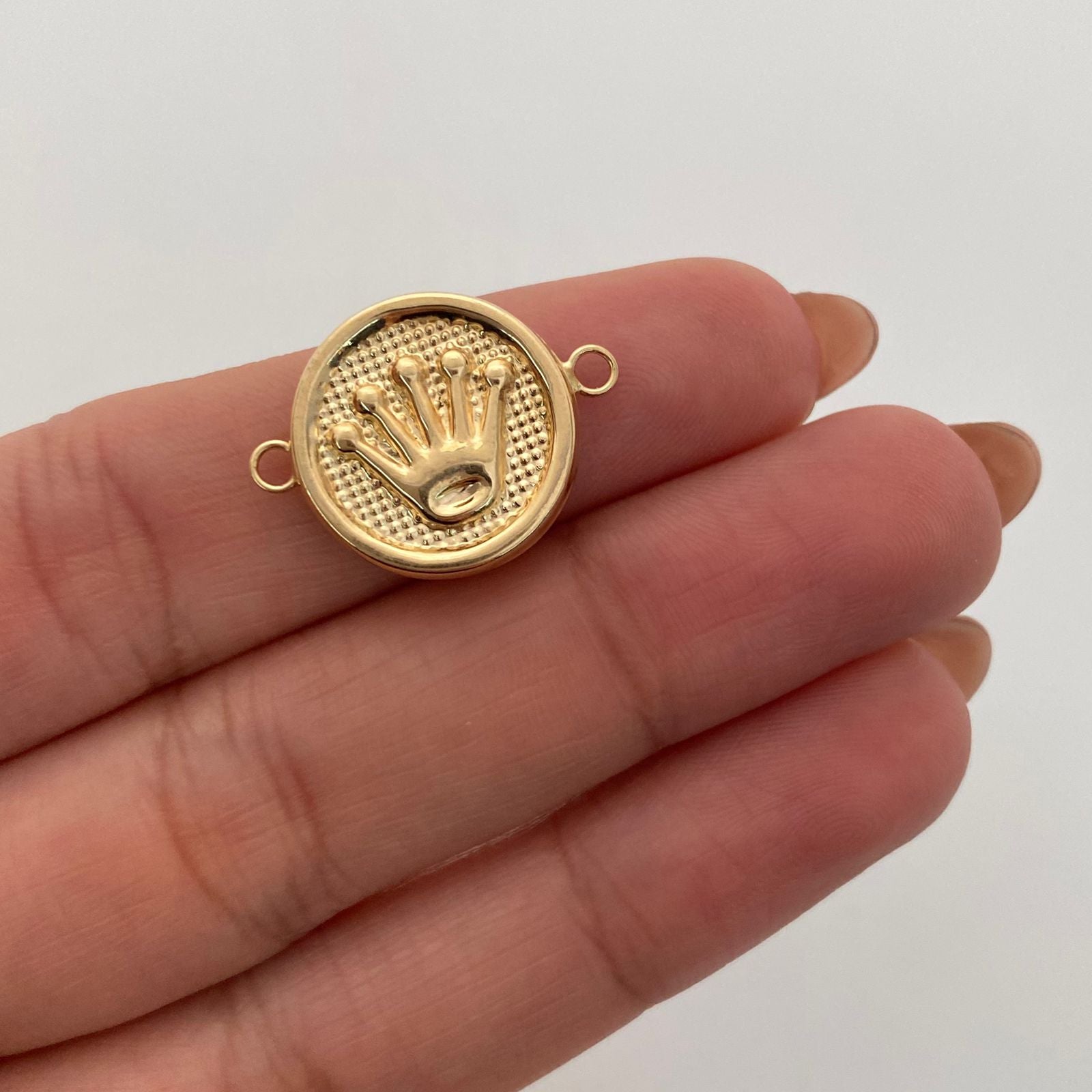 Herraje Corona Rx Oro amarillo 18k 1,35 Gr / 2 Cm