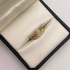 Anillo 15 infinitos circones blancos Oro amarillo 18k / Talla 8 / 2,19 Gr / 2,25 mm