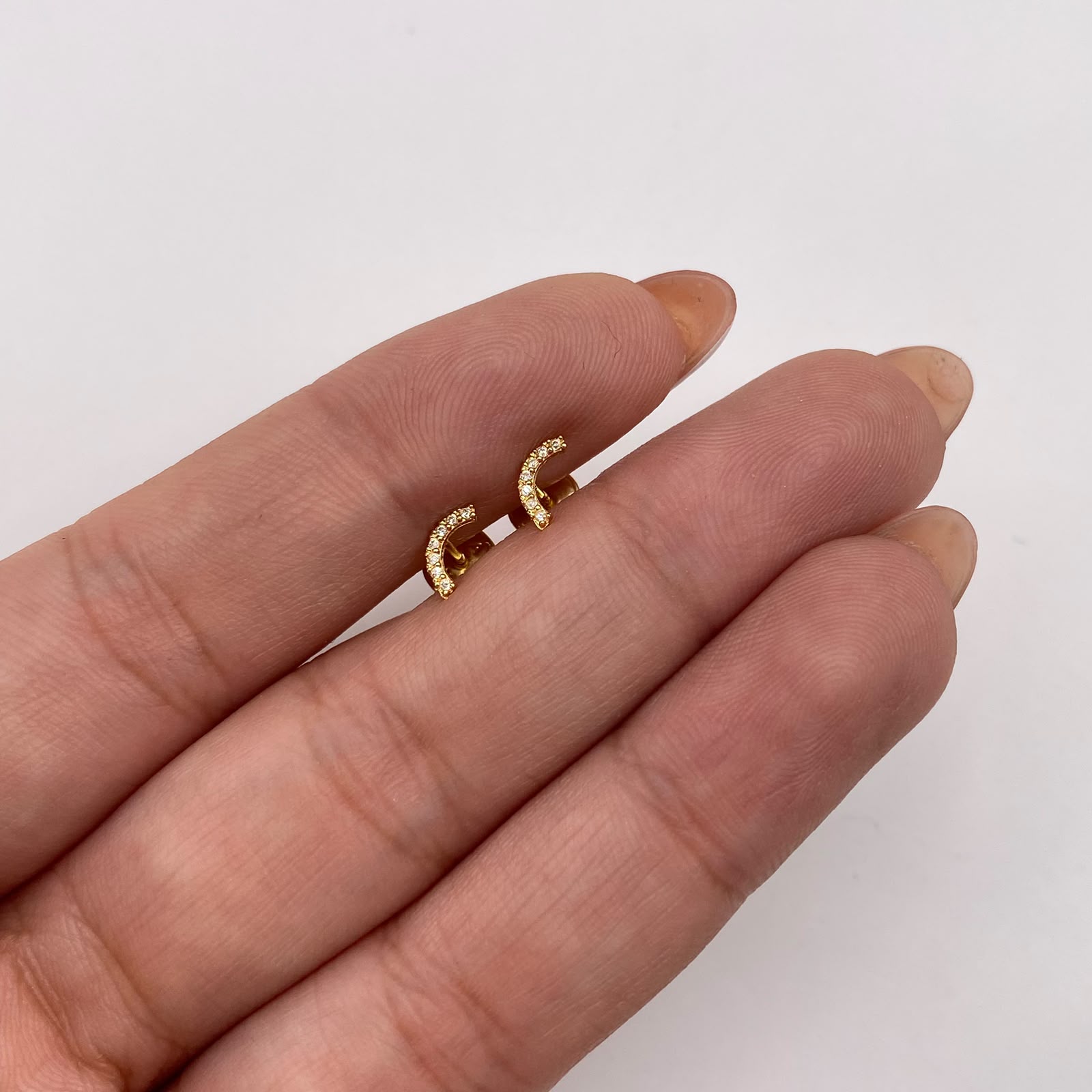 Topos Fila de circones Oro amarillo 18k 0,5 Gr / 3,0 mm
