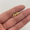 Topos Gc Diamantado Oro amarillo 18k 0,75 Gr / 8,1 mm