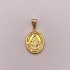 Dije Virgen milagrosa Oro amarillo 18k 2,01 Gr / 17,8 mm / 3,2 Cm