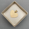 Dije placa corazon lisa (POR FABRICACION) Oro amarillo 18k 3,5 Gr / 3,0 Cm