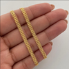 Cadena It china dos carriles Oro amarillo 18k +1 / 3,35 Gr / 3,6 mm / 60 Cm