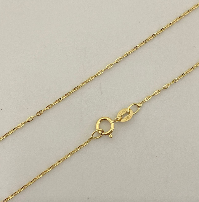 Cadena It Escalera Oro amarillo 18k 1,2 Gr / 1,6 mm / 50 Cm