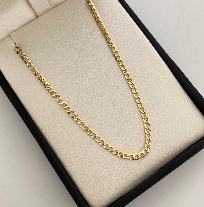 Cadena It Cubana Oro amarillo 18k 5,4 Gr / 2,7 mm / 60 Cm