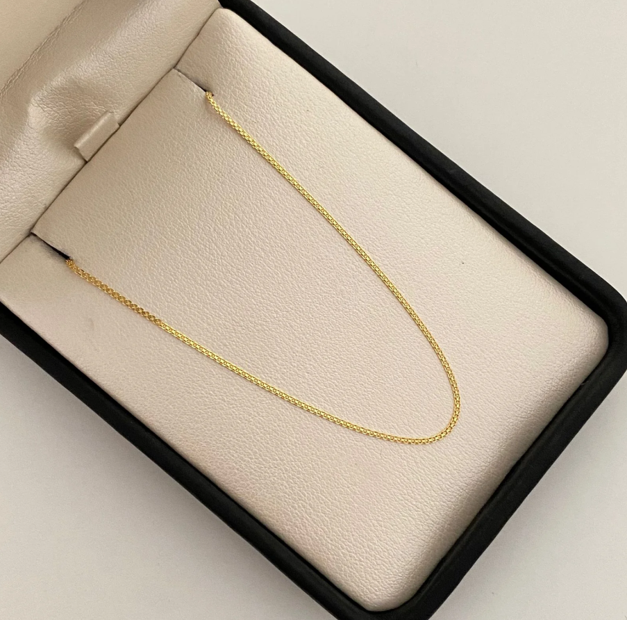 Cadena It China espejo Oro amarillo 18k 2,0 Gr / 1,1 mm / 60 Cm