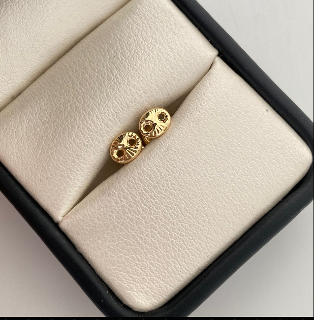 Topos gc diamantado Oro amarillo 18k 0,6 Gr / 6,37 mm