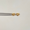 Topos gc diamantado Oro amarillo 18k 0,6 Gr / 6,37 mm
