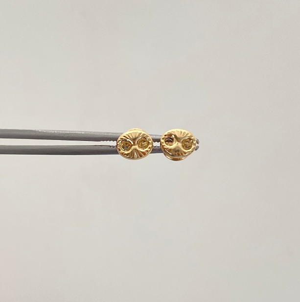 Topos gc diamantado Oro amarillo 18k 0,6 Gr / 6,37 mm