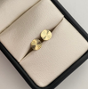 Topos Circulo Plano Diamantado Oro amarillo 18k 0,85 Gr / 8,2 mm