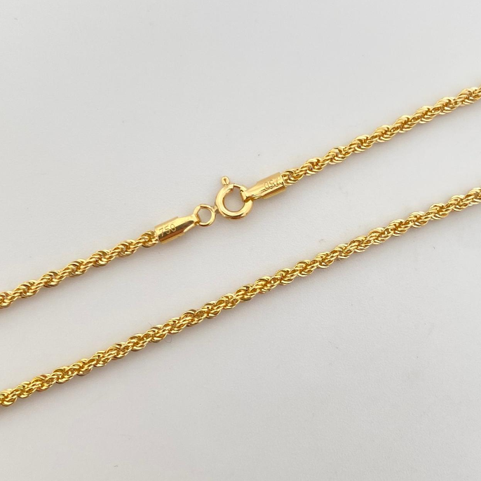 Cadena It Mini lazo Oro amarillo 18k +1 / 1,55 Gr / 1,7 mm / 45 Cm