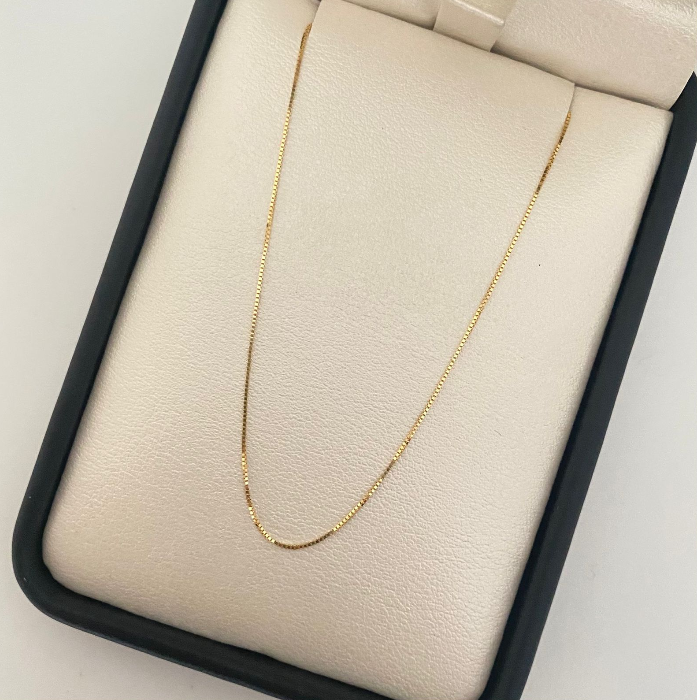Cadena It Mini Veneciana Oro amarillo 18k +1 / 1,15 Gr / 0,6 mm / 50 Cm