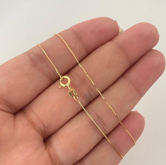Cadena It Mini Veneciana Oro amarillo 18k +1 / 0,95 Gr / 0,5 mm / 40 Cm