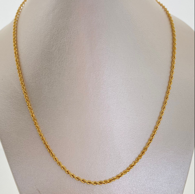 Cadena It Lazo Oro amarillo 18k +1 / 2,85 Gr / 2,2 mm / 50 Cm