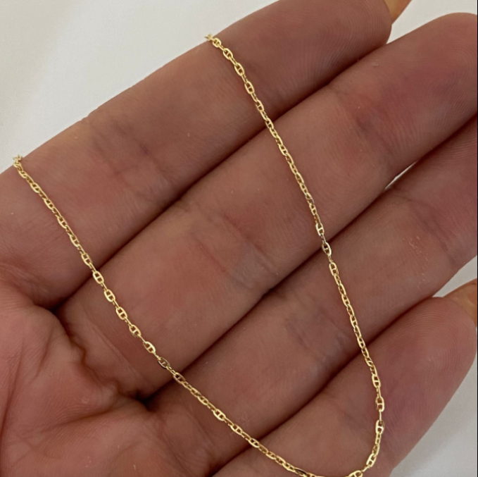 Cadena It Escalera Oro amarillo 18k 2,8 Gr / 2 mm / 60 Cm