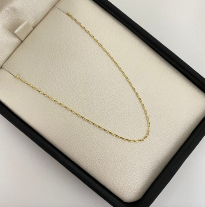 Cadena It Escalera Oro amarillo 18k 2,8 Gr / 2 mm / 60 Cm