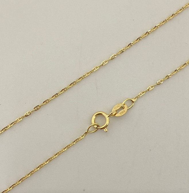 Cadena It Escalera Oro amarillo 18k 2,8 Gr / 2 mm / 60 Cm