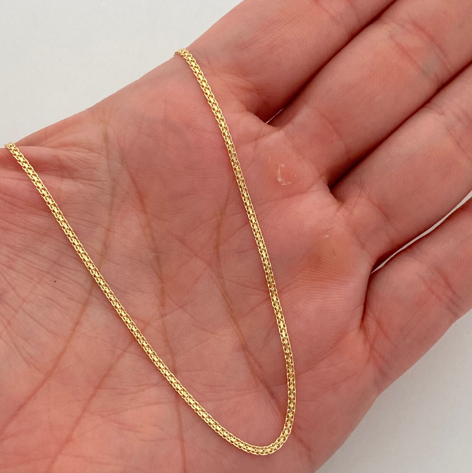 Cadena It Mini China Oro amarillo 18k +1 / 1,9 Gr / 1,1 mm / 60 Cm