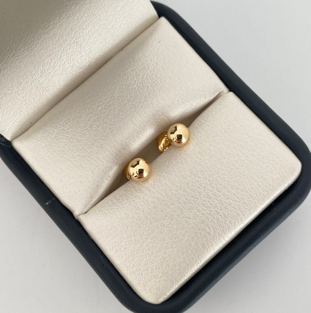 Topos Mini corazon diamantado Oro amarillo 18k 0,45 Gr / 3,2 mm