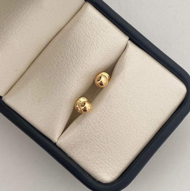 Topos Bola lisa 4mm Oro amarillo 18k 0,45 Gr