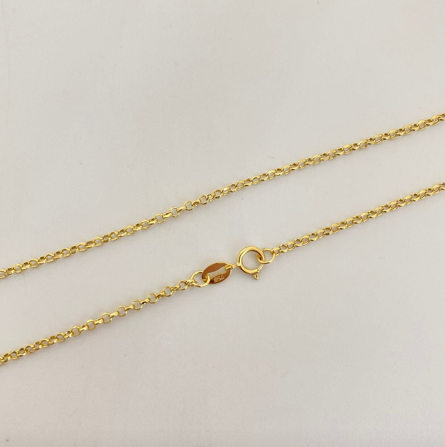 Cadena It aro seguido  Oro amarillo 18k 1,5 Gr / 1,7 mm / 45 Cm