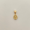 Dije Virgen Milagrosa Oro amarillo 18k 1,05 Gr / 11,8 mm / 2,2 Cm