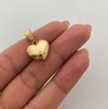 Dije Corazon inflado Oro amarillo 18k 0,7 Gr / 10,8 mm / 2 Cm