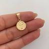 Dije San Benito Oro amarillo 18k 0,7 Gr / 11,9 mm / 2 Cm